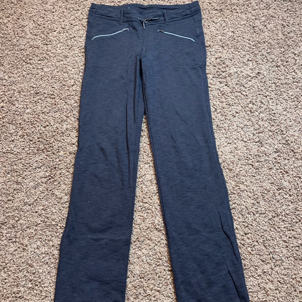 KUHL Womens Knit Outdoor Hiking Semi-Flared Leg Drawstring Size 28x31 IL:R